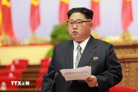 Nhà lãnh đạo Triều Tiên Kim Jong-un. (Nguồn: EPA/TTXVN)