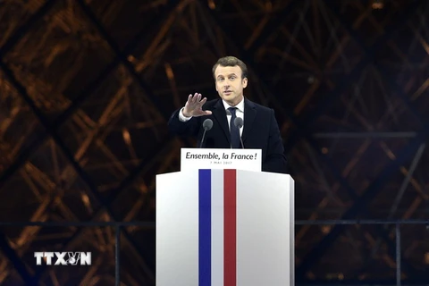 Tổng thống đắc cử Pháp Emmanuel Macron. (Nguồn: EPA/TTXVN)