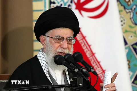 Đại giáo chủ Ali Khamenei tại một sự kiện ở Mashhad, Iran ngày 21/3. (Nguồn: EPA/TTXVN)