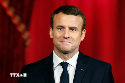 Tân Tổng thống Pháp Emmanuel Macron. (Nguồn: AFP/TTXVN)