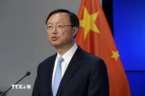 Ủy viên Quốc vụ Trung Quốc Dương Khiết Trì. (Nguồn: AFP/TTXVN)
