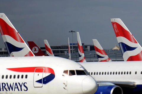 Máy bay của British Airways. (Nguồn: theguardian.com)