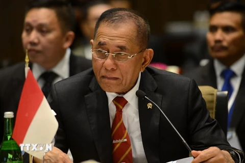 Bộ trưởng Bộ Quốc phòng Indonesia Ryamizard Ryacudu. (Nguồn: AFP/TTXVN)