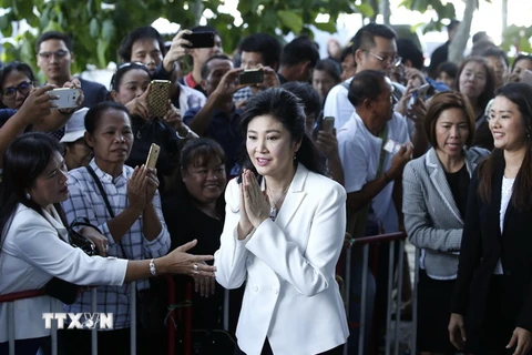 Cựu Thủ tướng Thái Lan Yingluck Shinawatra. (Nguồn: EPA/TTXVN)