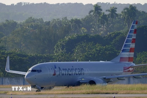 Một máy bay của hãng hàng không American Airlines. (Nguồn: AFP/TTXVN)