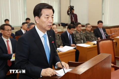 Bộ trưởng Quốc phòng Hàn Quốc Han Min-koo. (Nguồn: Yonhap/TTXVN)