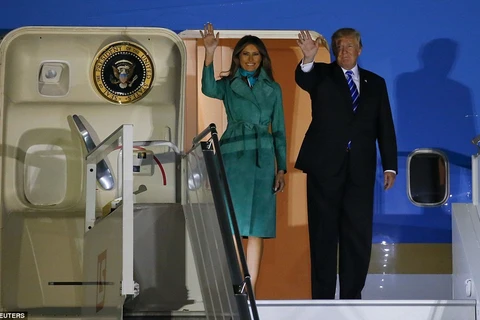 Tổng thống Donald Trump và phu nhân. (Nguồn: Reuters)