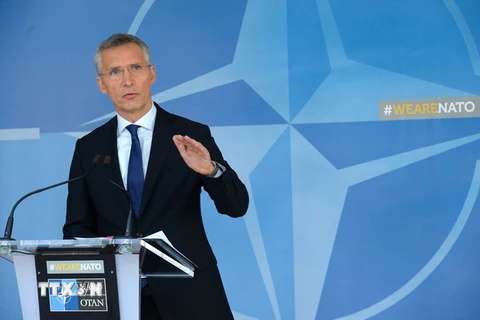Tổng Thư ký tổ chức Hiệp ước quân sự Bắc Đại Tây Dương (NATO) Jens Stoltenberg. (Nguồn: AFP/TTXVN)