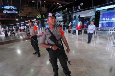 Cảnh sát Indonesia. (Nguồn: EPA)