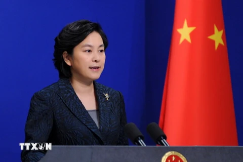 Người phát ngôn Bộ Ngoại giao Trung Quốc Hoa Xuân Oánh. (Nguồn: REUTERS/TTXVN)