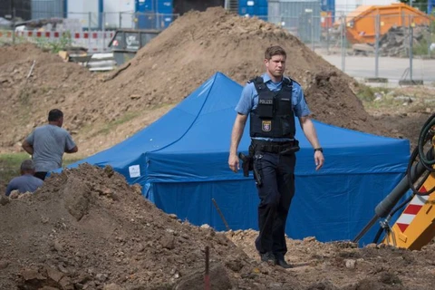 Địa điểm phát hiện bom tại Frankfurt. (Nguồn: AFP)