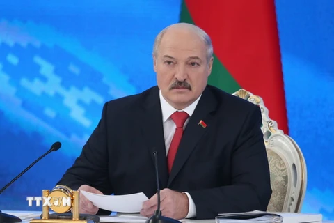 Tổng thống Belarus Alexander Lukashenko. (Nguồn: EPA/TTXVN) 