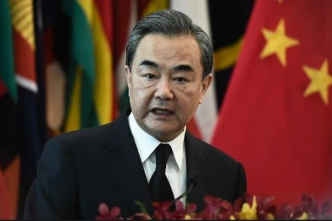 Ngoại trưởng Trung Quốc Vương Nghị. (Nguồn: AFP)