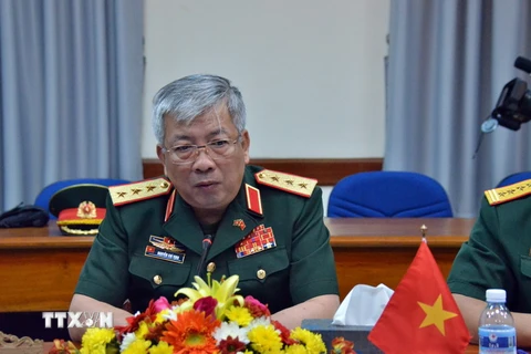 Thượng tướng Nguyễn Chí Vịnh. (Ảnh: Xuân Khu/Vietnam+)