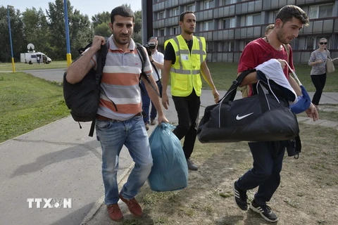 Người di cư Syria. (Nguồn: AFP/TTXVN)