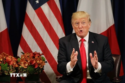 Tổng thống Mỹ Donald Trump. (Nguồn: AFP/TTXVN)