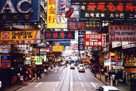 Đường phố Hong Kong. (Nguồn: financialtribune.com)