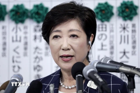 Thị trưởng Tokyo Yuriko Koike. (Nguồn: EPA/TTXVN)