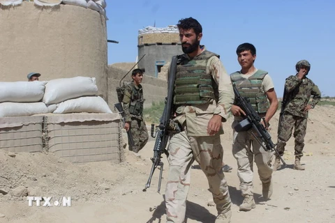 Lực lượng an ninh Afghanistan. (Nguồn: THX/TTXVN)