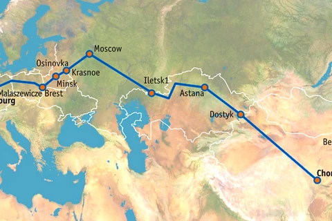 Khai trương tuyến vận tải đường bộ-đường sắt kết nối ASEAN-châu Âu