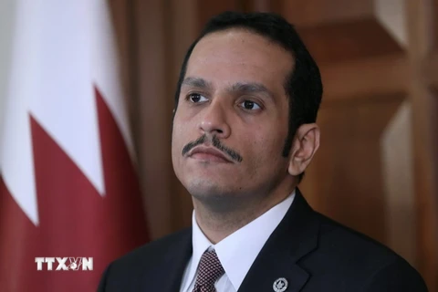 Ngoại trưởng Qatar Mohammed Al Thani. (Nguồn: AFP/TTXVN)