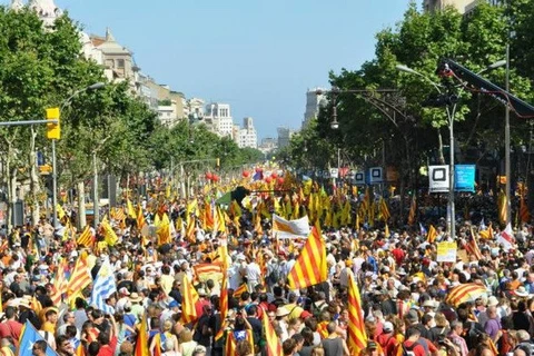 Người dân vùng Catalonia. (Nguồn: metro.us)