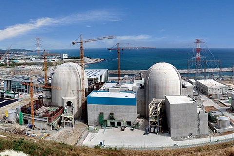 Nhà máy điện hạt nhân xây dựng ở gần Gori, Tây Nam Hàn Quốc. (Nguồn: The Christian Science Monitor)