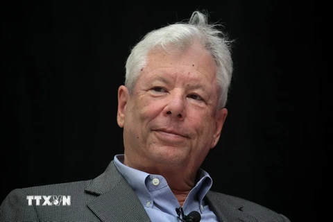 Giáo sư Richard H. Thaler tại một sự kiện ở Chicago, bang Illinois, Mỹ ngày 9/10. (Nguồn: AFP/TTXVN)