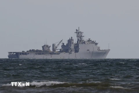 Một cuộc tập trận tại Biển Đen. (Nguồn: EPA/TTXVN)