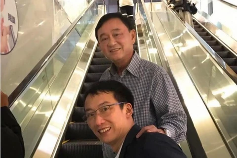 Panthongtae Shinawatra và ông Thaksin. (Nguồn: Instagram)