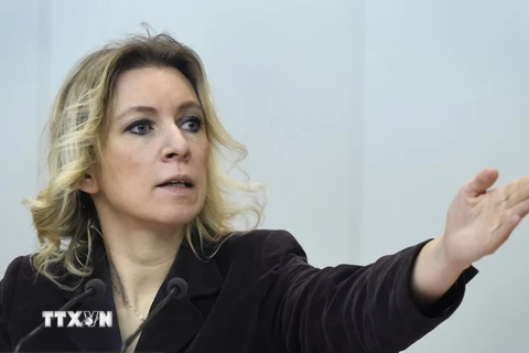 Người phát ngôn Bộ Ngoại giao Nga Maria Zakharova. (Nguồn: AFP/TTXVN)