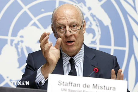 Đặc phái viên Liên hợp quốc về Syria, ông Staffan de Mistura. (Nguồn: EPA/TTXVN)
