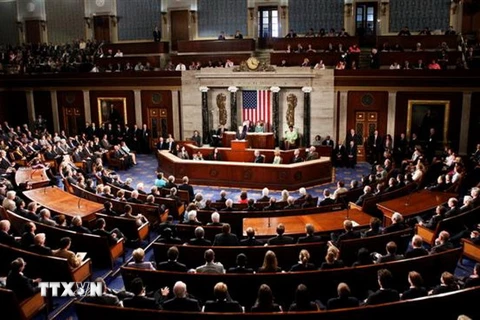 Toàn cảnh phiên họp Quốc hội Mỹ ở Washington DC. (Nguồn: Washington Examiner/TTXVN)