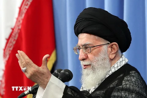 Lãnh đạo tinh thần tối cao Iran Ayatollah Ali Khamenei. (Nguồn: EPA/TTXVN)