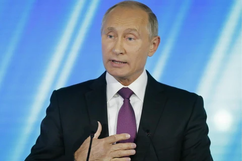 Tổng thống Putin. (Nguồn: AP)