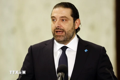 Cựu Thủ tướng Liban Saad al-Hariri. (Nguồn: AFP/TTXVN)