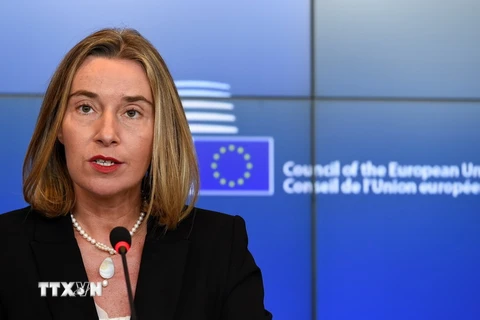 Cao ủy EU phụ trách chính sách an ninh và đối ngoại Federica Mogherini. (Nguồn: AFP/TTXVN)