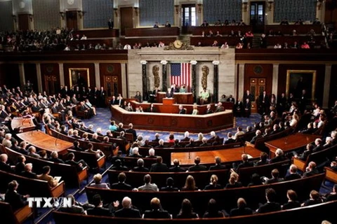 Toàn cảnh một phiên họp Quốc hội Mỹ ở Washington DC. (Nguồn: Washington Examiner/TTXVN)