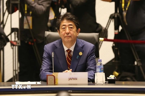 Thủ tướng Nhật Bản Shinzo Abe. (Ảnh: TTXVN)