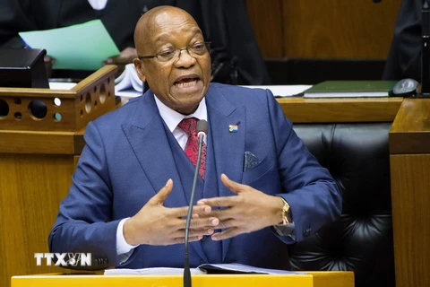 Tổng thống Nam Phi Jacob Zuma. (Nguồn: AFP/TTXVN)