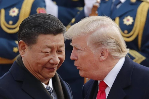 Tổng thống Donald Trump và Chủ tịch Trung Quốc Tập Cận Bình. (Nguồn: AP)