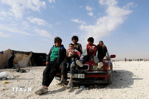 Người dân Syria. (Nguồn: AFP/TTXVN) 