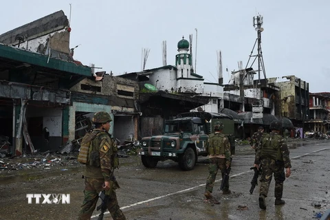 Binh sỹ Philippines. (Nguồn: AFP/TTXVN)