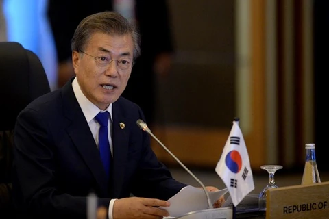 Tổng thống Hàn Quốc Moon Jae-in. (Nguồn: Reuters)