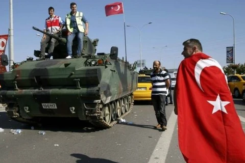 Cuộc đảo chính bất thành năm ngoái ở Thổ Nhĩ Kỳ đã khiến 246 người thiệt mạng. (Nguồn: Reuters)