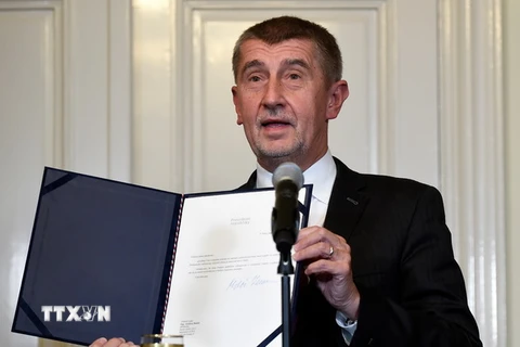 Thủ tướng Cộng hòa Séc, ông Andrej Babis. (Nguồn: AFP/TTXVN)