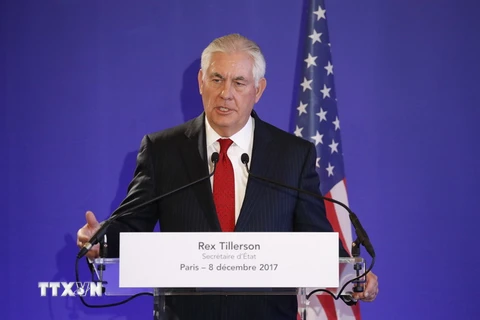 Ngoại trưởng Mỹ Rex Tillerson. (Nguồn: AFP/TTXVN)