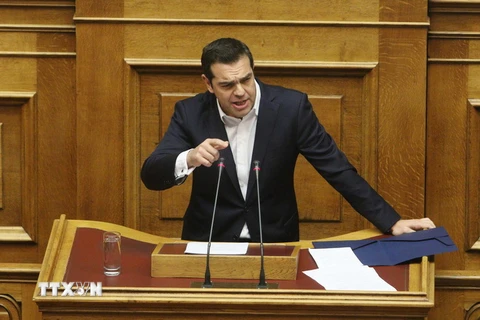 Thủ tướng Hy Lạp Alexis Tsipras. (Nguồn: THX/TTXVN) 