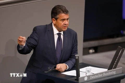 Ngoại trưởng Đức Sigmar Gabriel. (Nguồn: AFP/TTXVN)