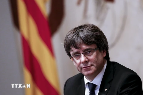 Ông Carles Puigdemont. (Nguồn: AFP/TTXVN)
